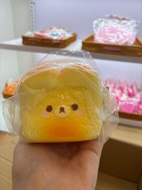 Bear Face Hawaiian Roll Squishy - Slow Rise