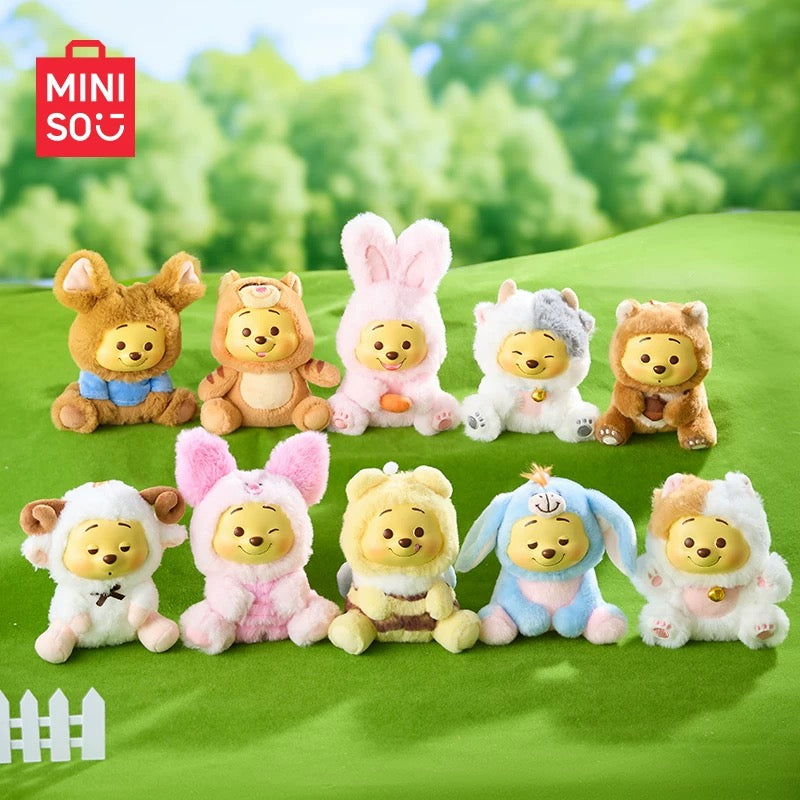 Miniso 维尼熊一端9只