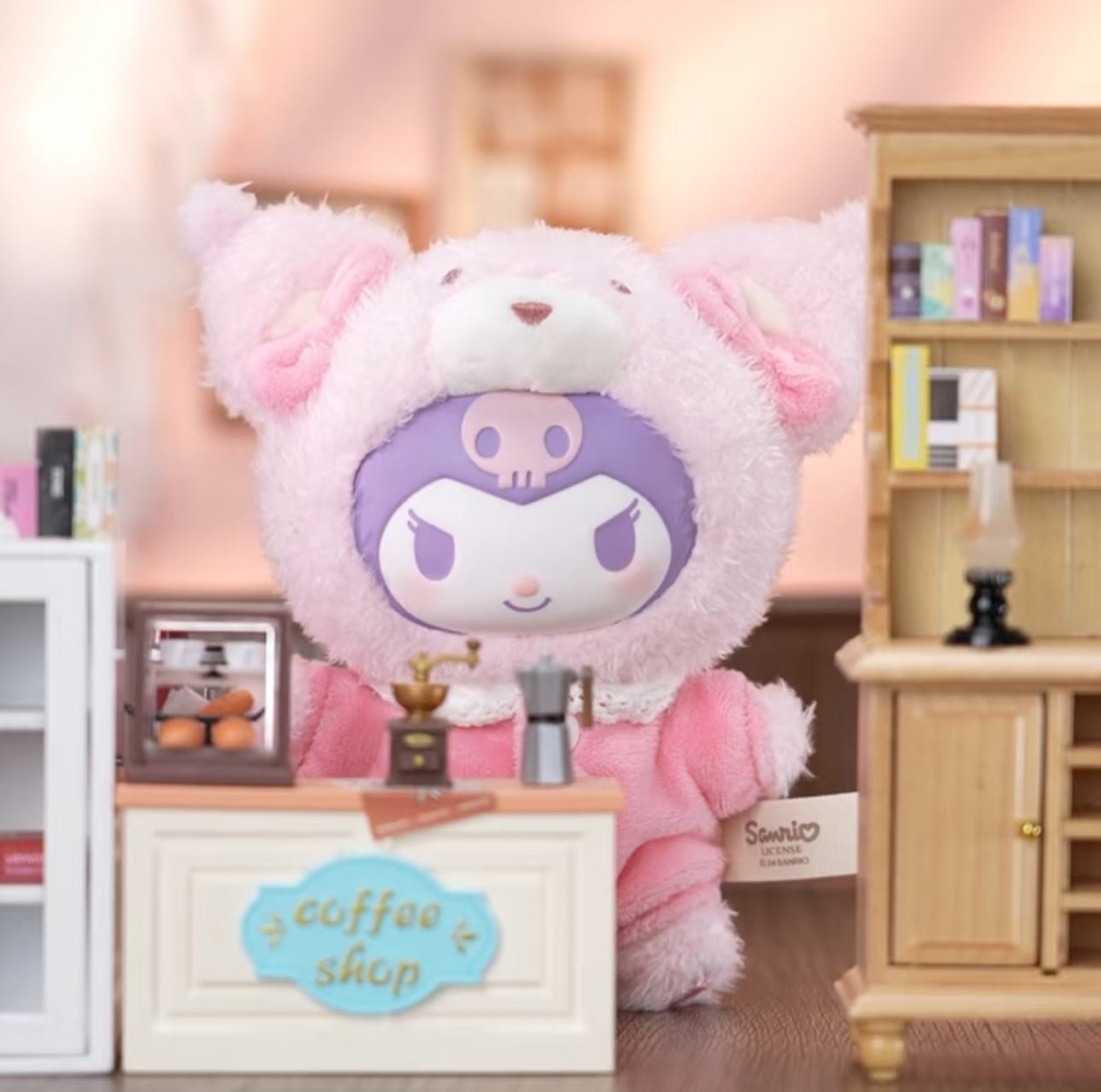 Sanrio Kuromi Peachy MyMelody Soft Vinyl  Plush Keychain
