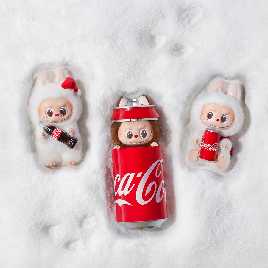 Coca-Cola vinyl face Labubu