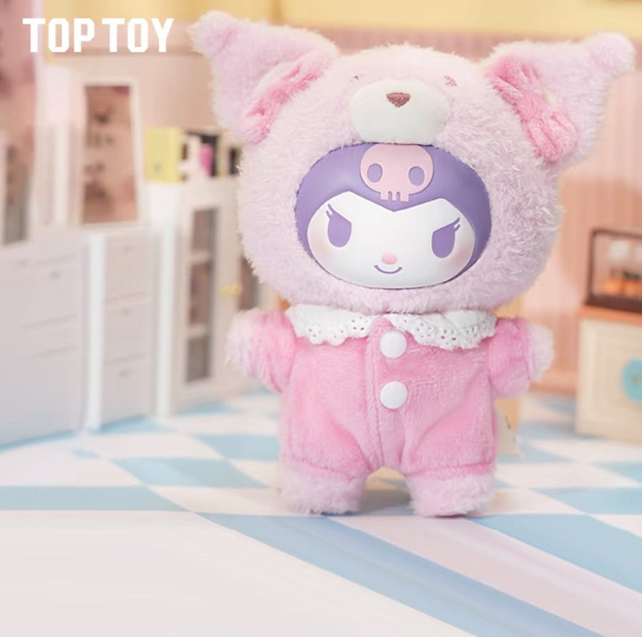 Sanrio Kuromi Peachy MyMelody Soft Vinyl  Plush Keychain