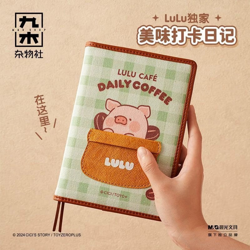 LuLu the Piggy – Café Bean Series B6 Notebook