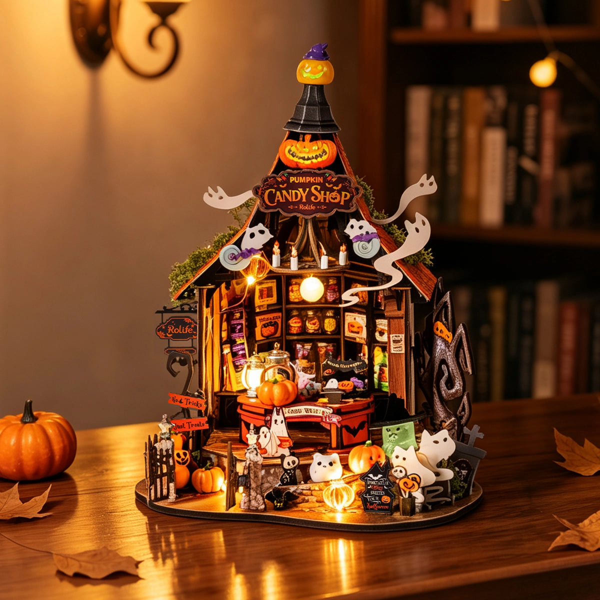 Rolife Haunted Candy House DIY Miniature House Kit DG186