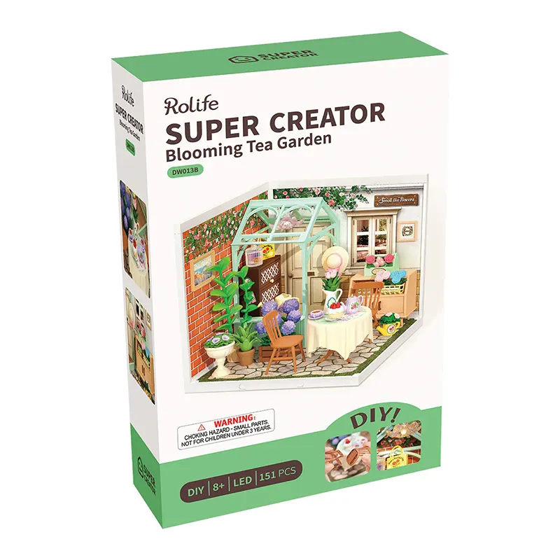 Rolife Super Creator Blooming Tea Garden DW013B