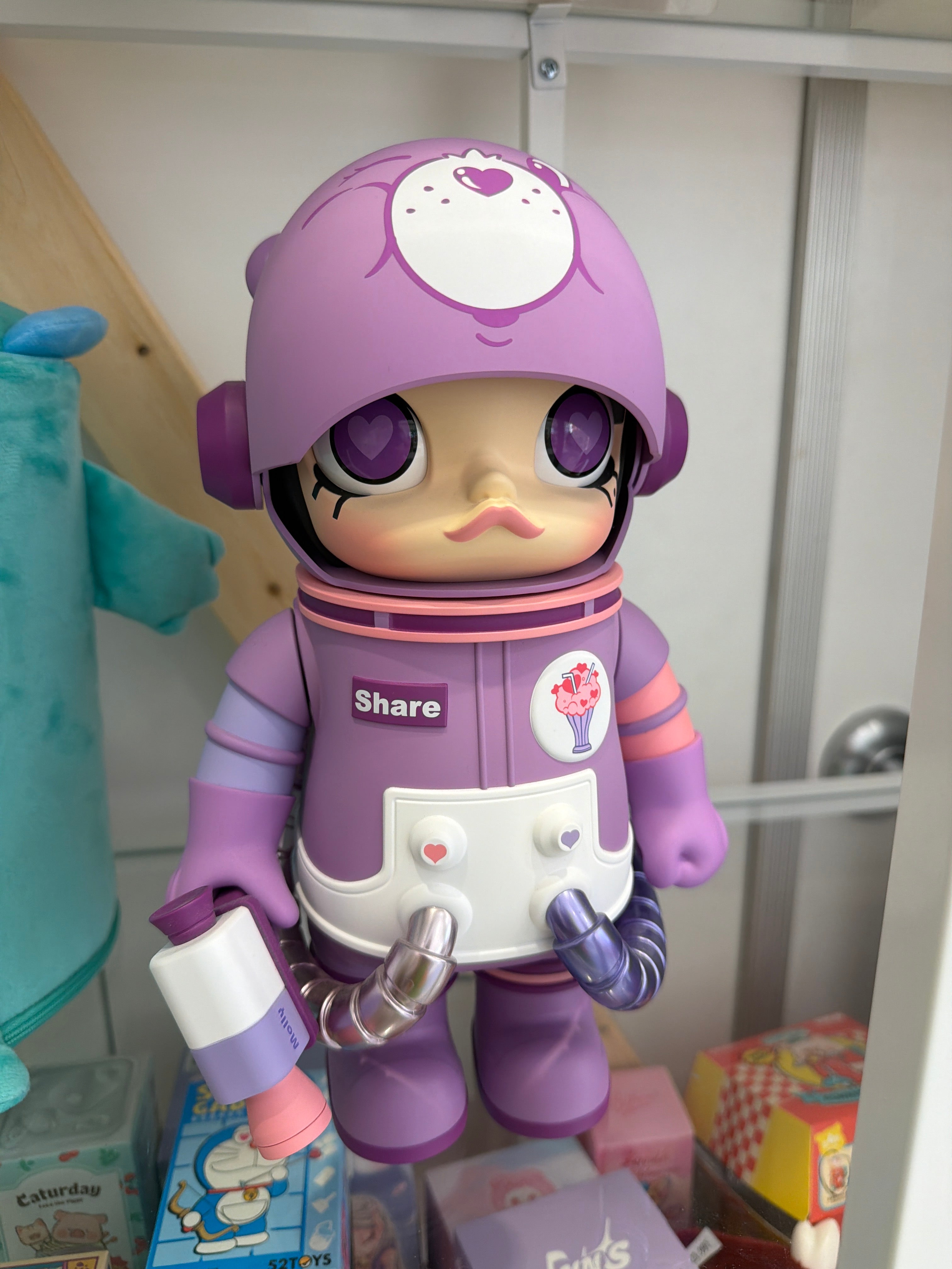 space Molly carebear purple