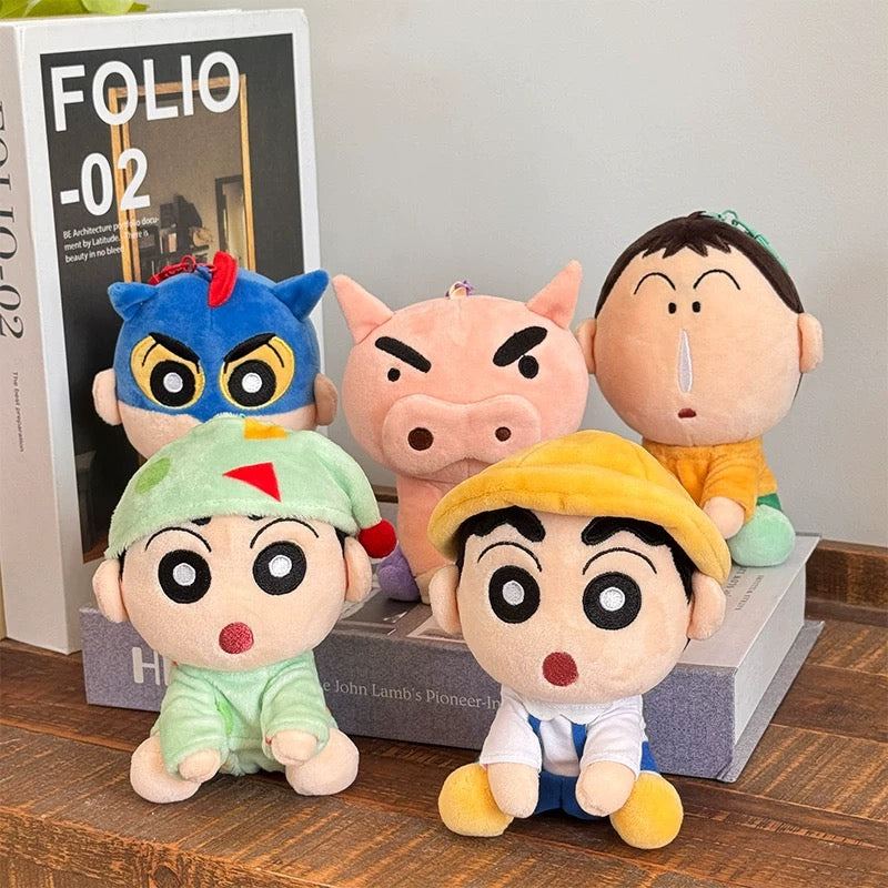 Crayon ShinChan Plush Doll Key Chain blind box