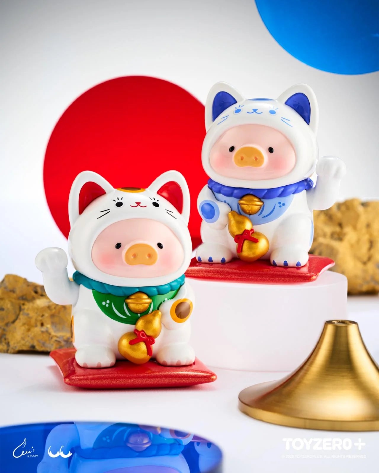Lulu the piggy lucky cat