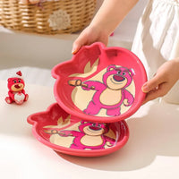 Disney Pixar - Lotso strawberry ceramic plate (8 inch / 20.5cm)