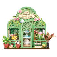 Rolife Green Fountain Garden DIY Miniature House Kit DS049