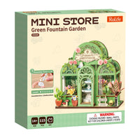 Rolife Green Fountain Garden DIY Miniature House Kit DS049