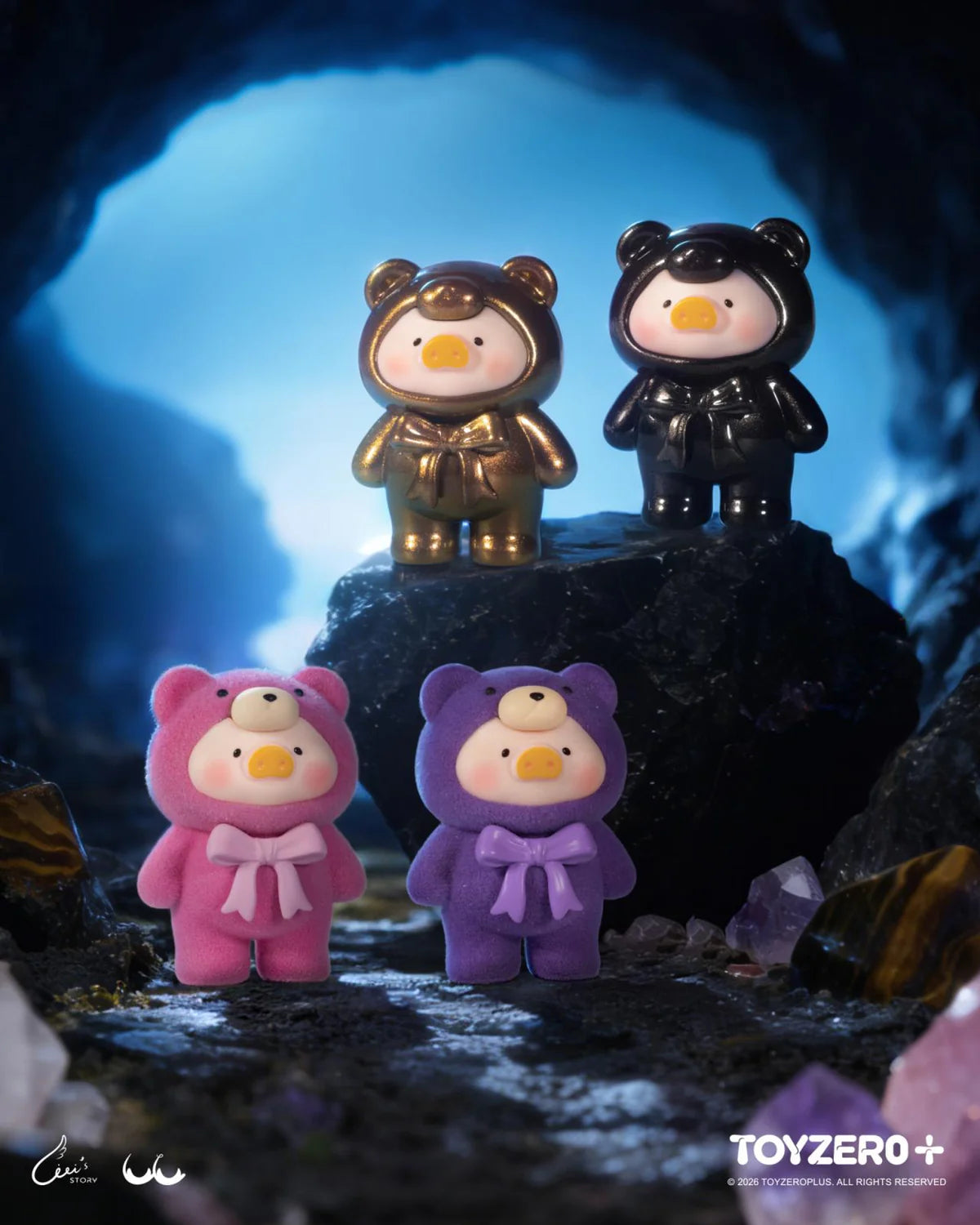 LuLu the Piggy - Teddy MINI - Ore Collection Series (Blind bag)