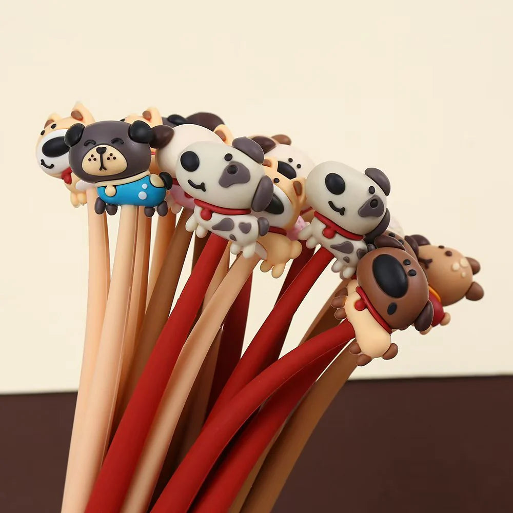 Dog Movement Bendy Pens