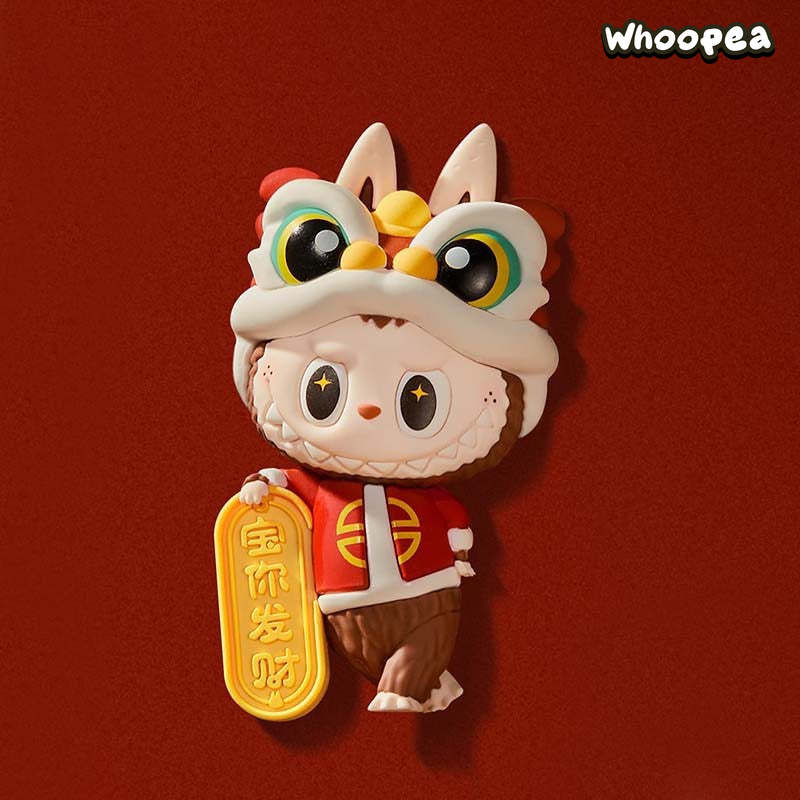 Labubu Fridge Magnet - brown