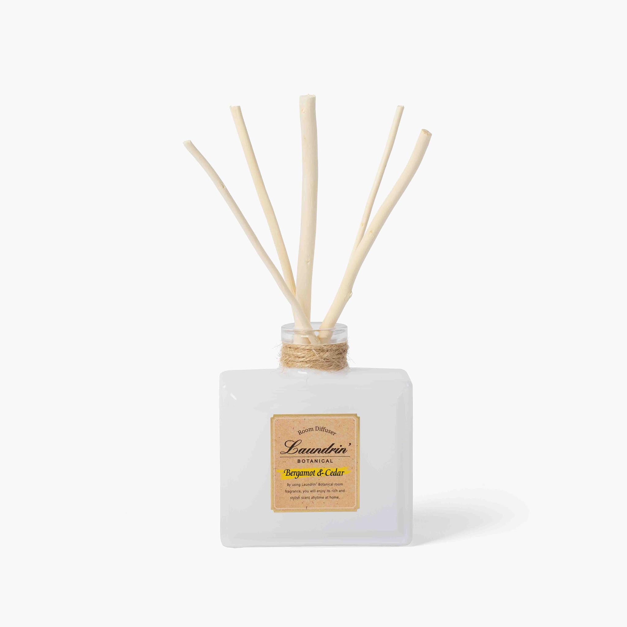 Laundrin Botanical Indoor Diffuser, Bergamot and Cedar Wood