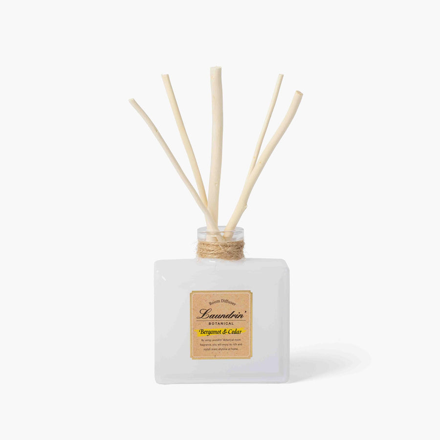 Laundrin Botanical Indoor Diffuser, Bergamot and Cedar Wood