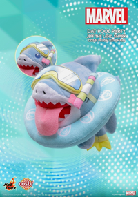 Jeff the Land Shark Cosbi Plush Keychain X Marvel