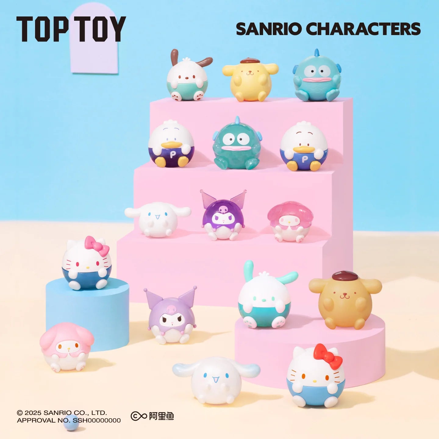 Sanrio Characters Roundy Mini Figures Surprise Bag