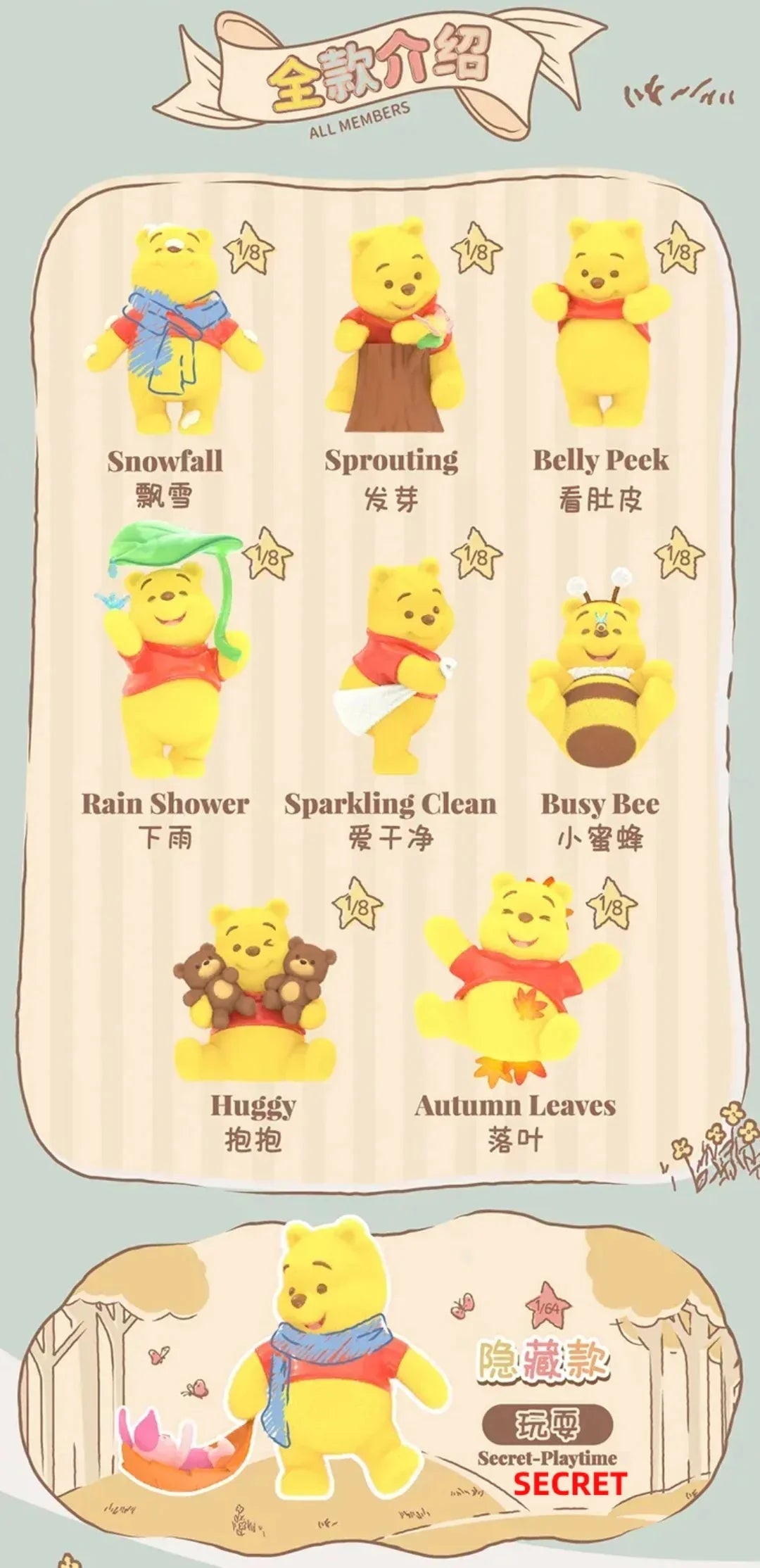 Happy Time Blind Box Winnie the Pooh