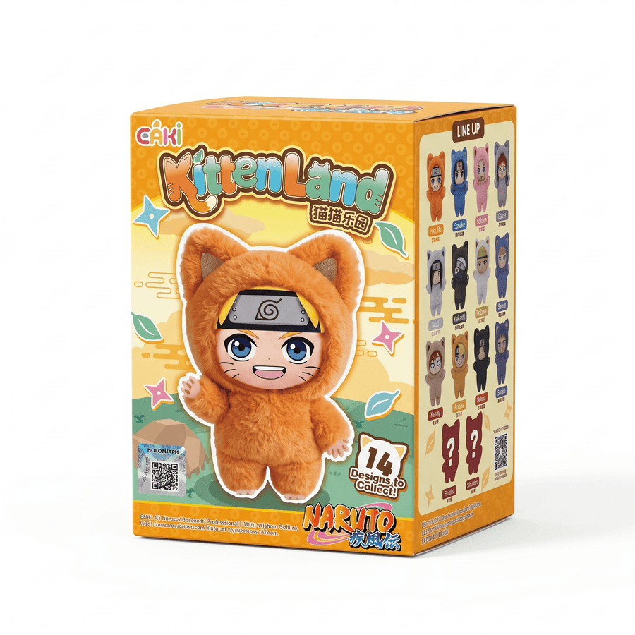 Naruto Kittenland Plush Keychain