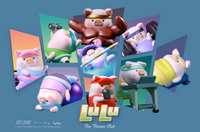 Lulu The Piggy Blind Box Figures - Fitness Club Series Blind Boxes