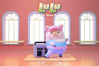 Lulu The Piggy Blind Box Figures - Fitness Club Series Blind Boxes