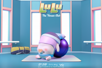 Lulu The Piggy Blind Box Figures - Fitness Club Series Blind Boxes