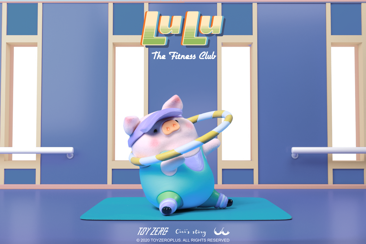 Lulu The Piggy Blind Box Figures - Fitness Club Series Blind Boxes