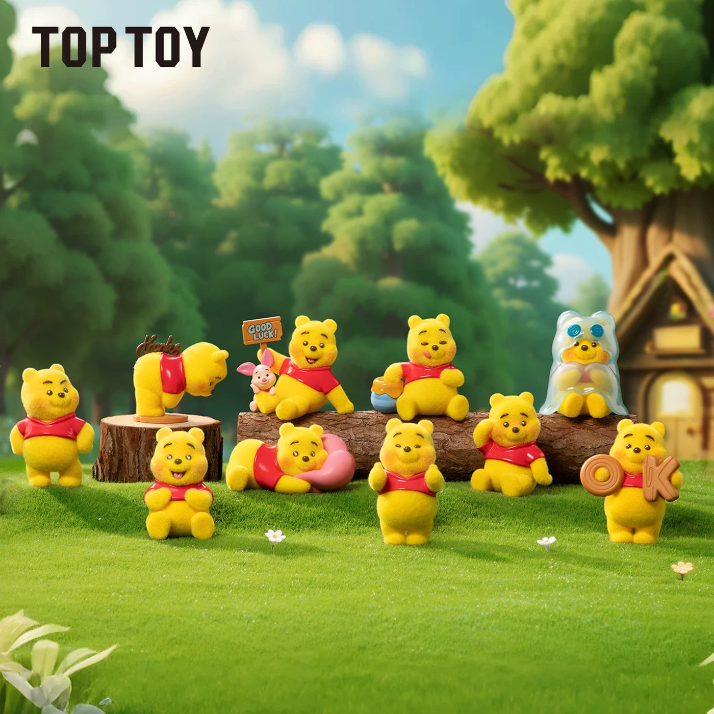 Disney Winnie the Pooh Emoji Series Figures Blind Box