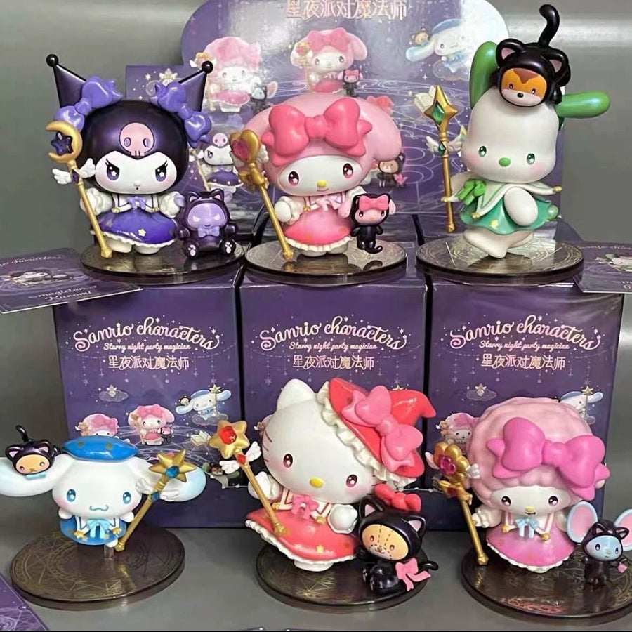 Sanrio Characters Starry Night Party Magician Series Figures Blind Box