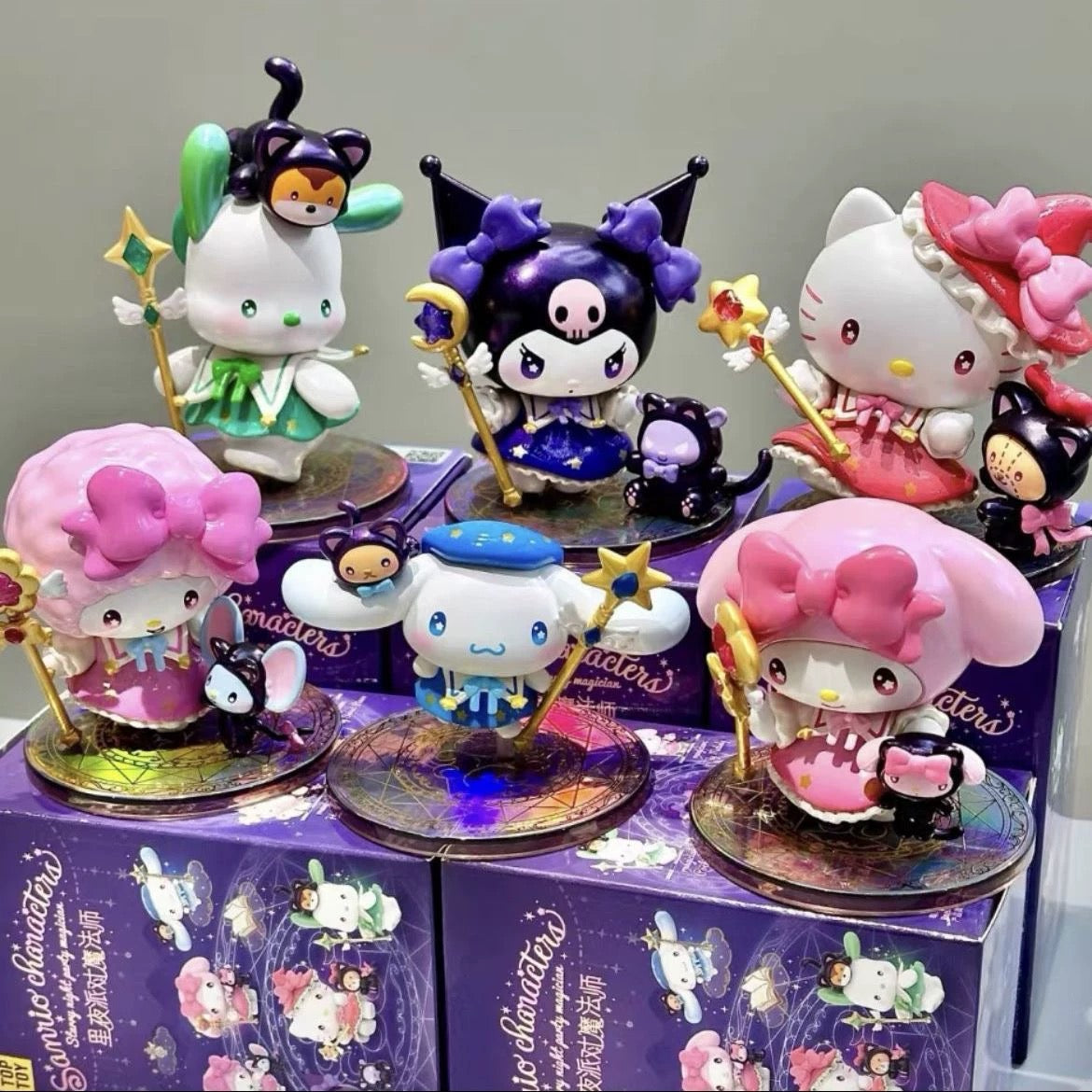 Sanrio Characters Starry Night Party Magician Series Figures Blind Box