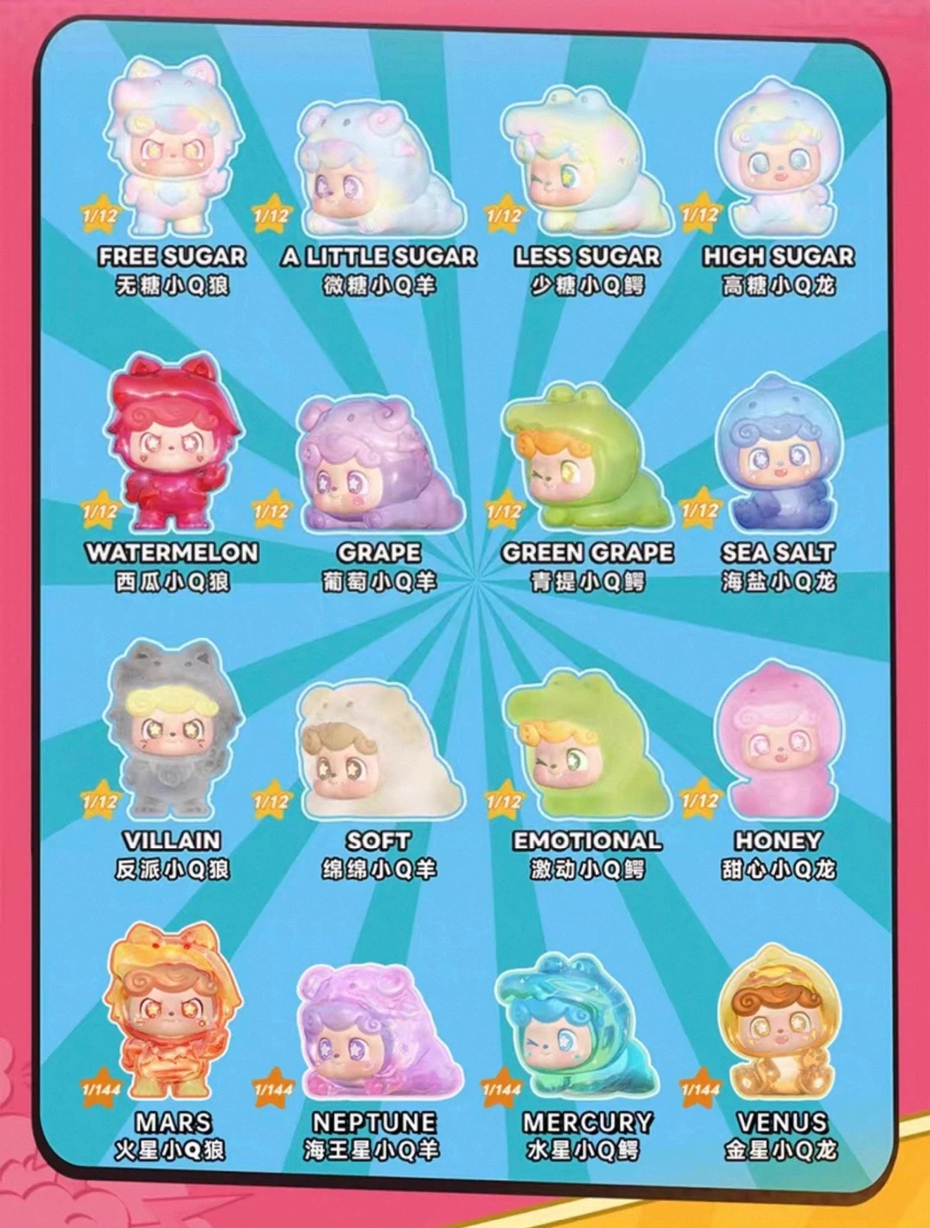 QKid – Super Q. Team Mini Series Blind Box Figure (5cm) (Random Figure)