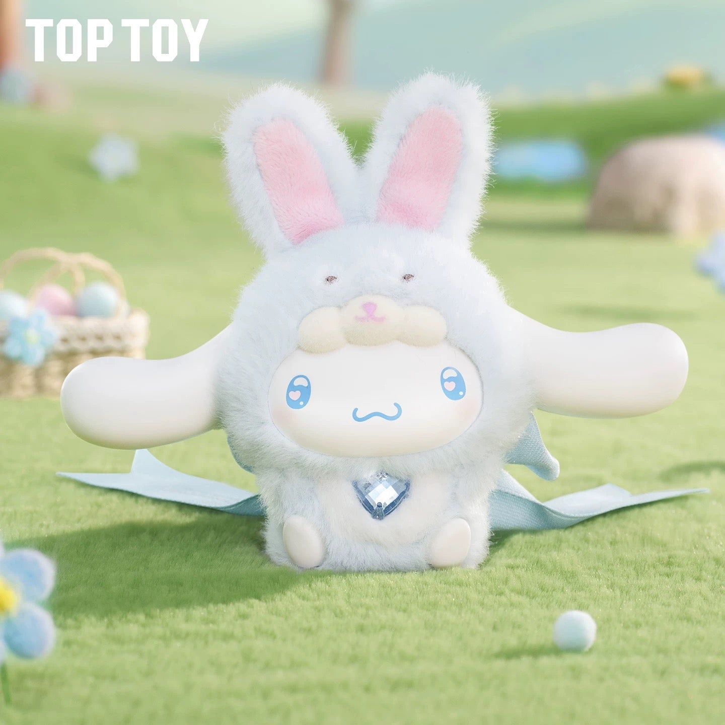 Top Toy Sanrio Family Diamond Bunny Series Figurine Blind Box