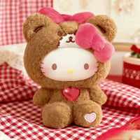 TOP TOY Hello Kitty Teddy Pajamas Plush Pendant Blind Box Taro Pajamas New