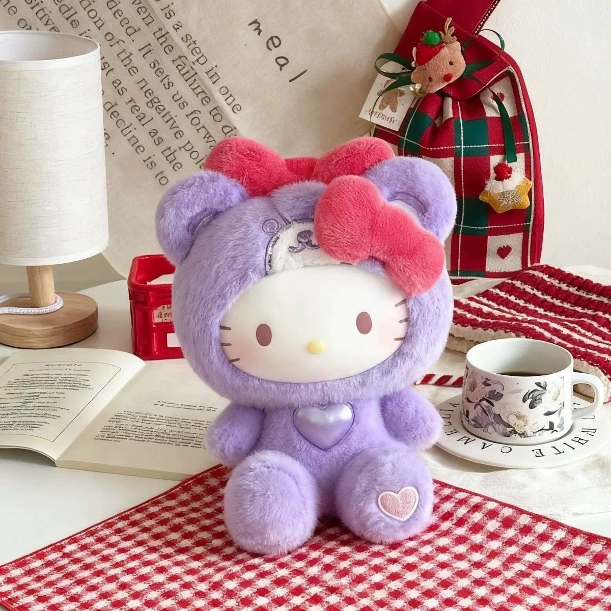 TOP TOY Hello Kitty Teddy Pajamas Plush Pendant Blind Box Taro Pajamas New