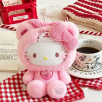 TOP TOY Hello Kitty Teddy Pajamas Plush Pendant Blind Box Taro Pajamas New