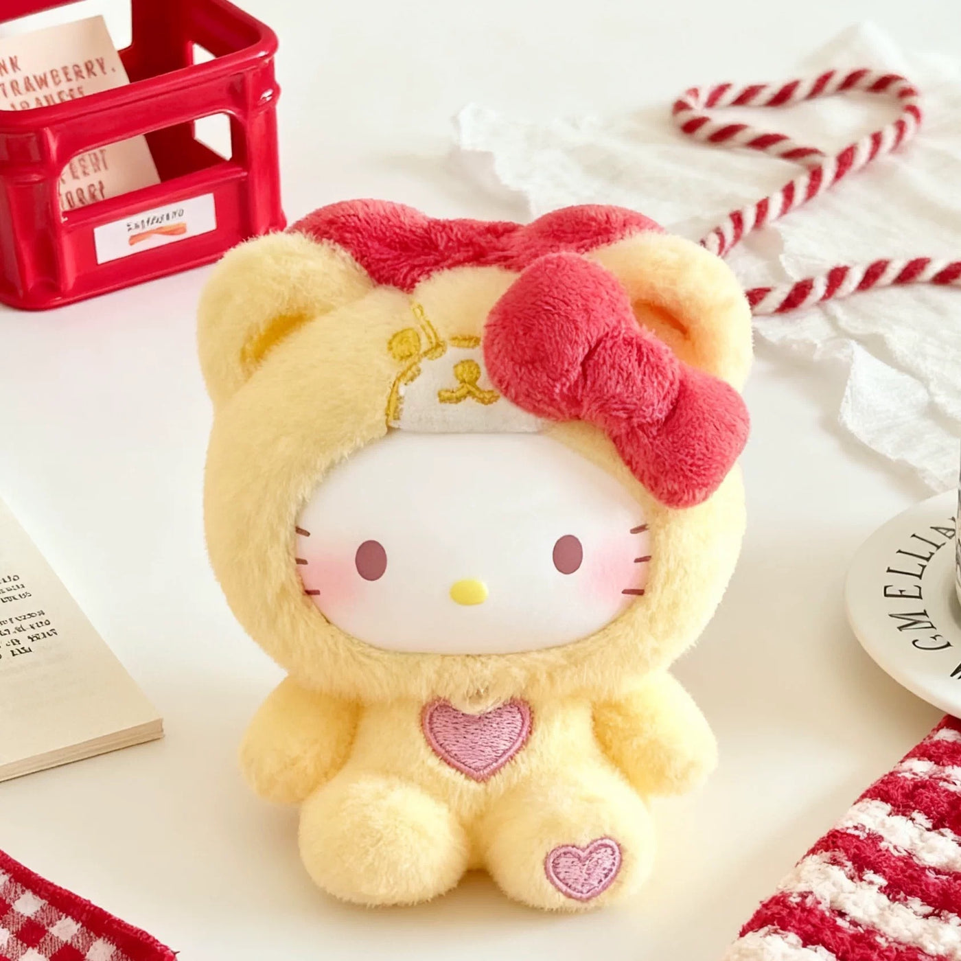 TOP TOY Hello Kitty Teddy Pajamas Plush Pendant Blind Box Taro Pajamas New