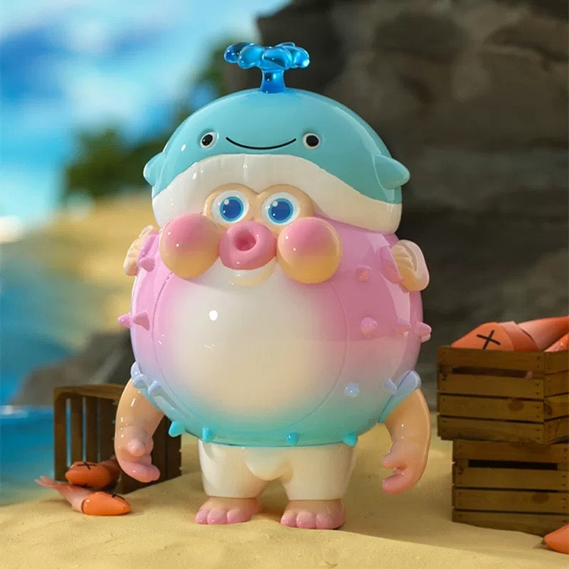 HIDDEN WOOO x CHUBBY FAMILY CHUBBYPOPO Ocean Series TRADITION VER. PVC Trading Figure