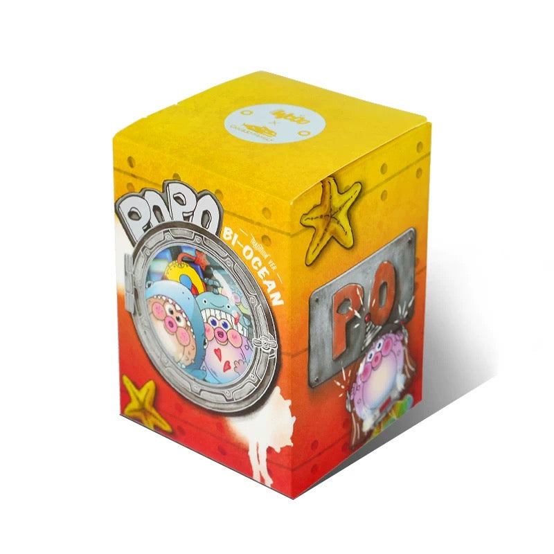 HIDDEN WOOO x CHUBBY FAMILY CHUBBYPOPO Ocean Series TRADITION VER. PVC Trading Figure
