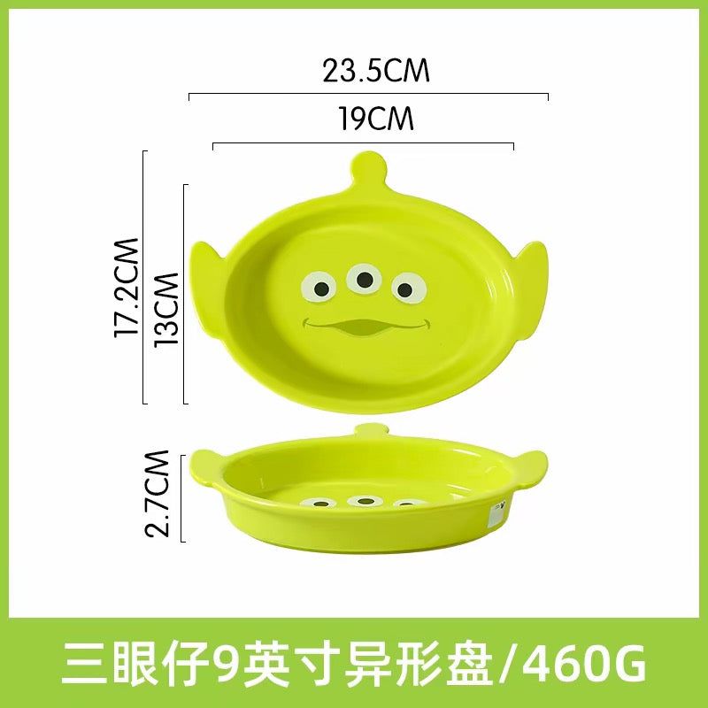 Little Three-Eyed Fellow Figure-ALIEN PLATE