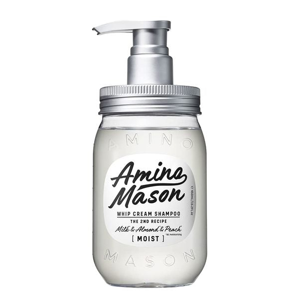Amino Mason Shampoo Moist - Milk & Almond & Peach
