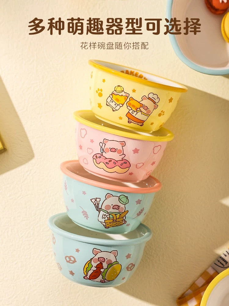 LuLu the Piggy – Ceramic Gift Box (Set of 4 Bowls)
