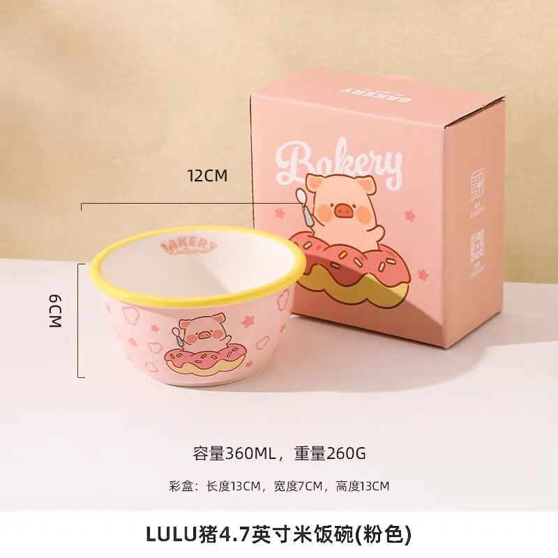 LuLu the Piggy – Ceramic Gift Box (Set of 4 Bowls)