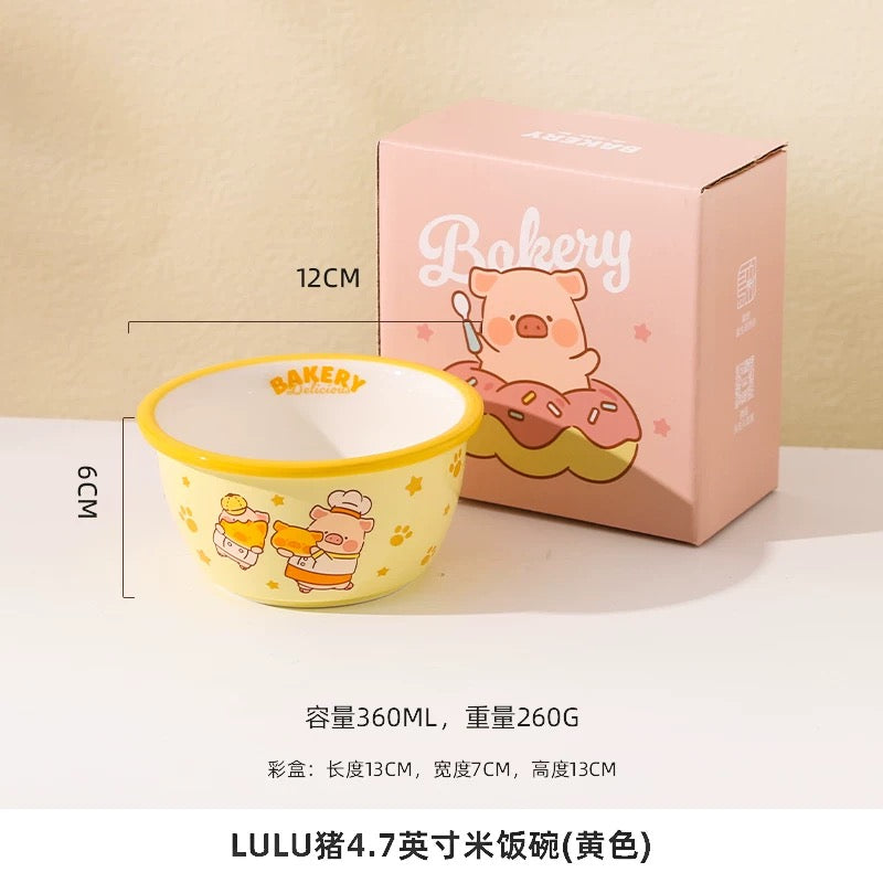 LuLu the Piggy – Ceramic Gift Box (Set of 4 Bowls)