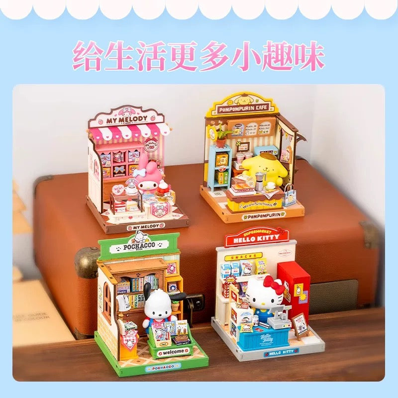 ROLIFE × Sanrio – Pochacco “Fun Library” DIY Miniature House Kit