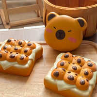 Ugly Capybara Toast Squishy