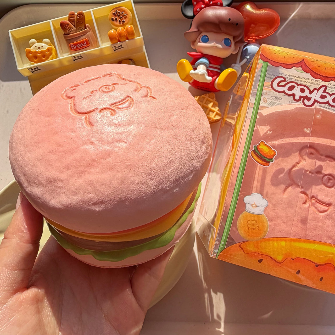 Capybara Burger Squishy