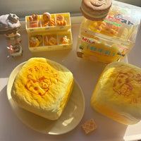 Square Cow Toast Squishy