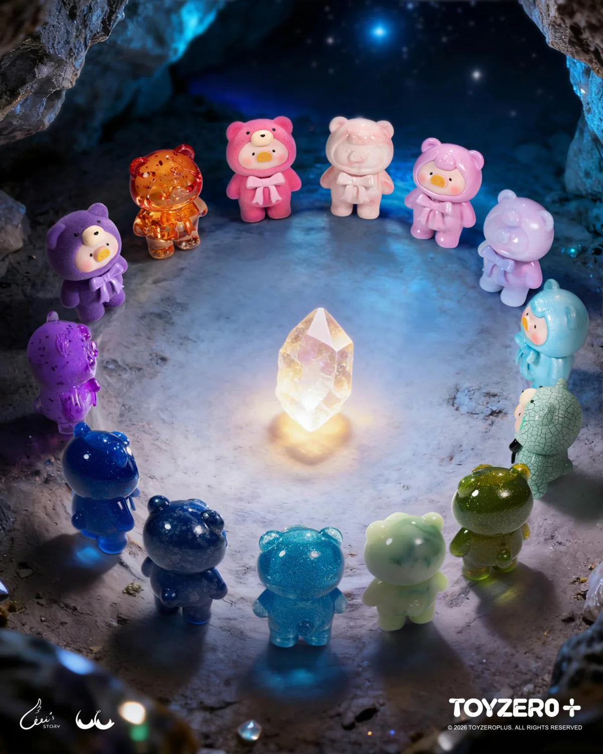 LuLu the Piggy - Teddy MINI - Ore Collection Series (Blind bag)