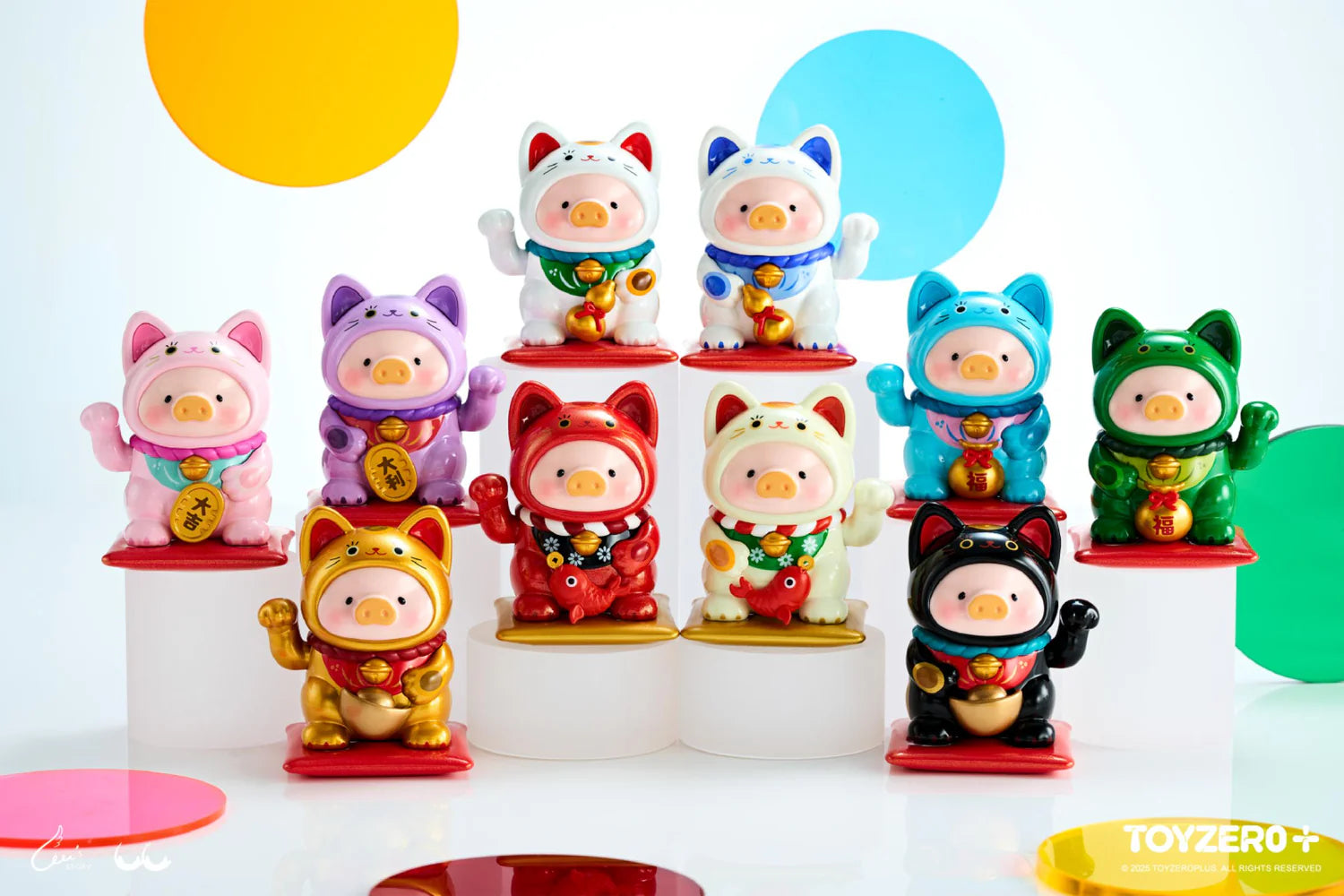 Lulu the piggy lucky cat