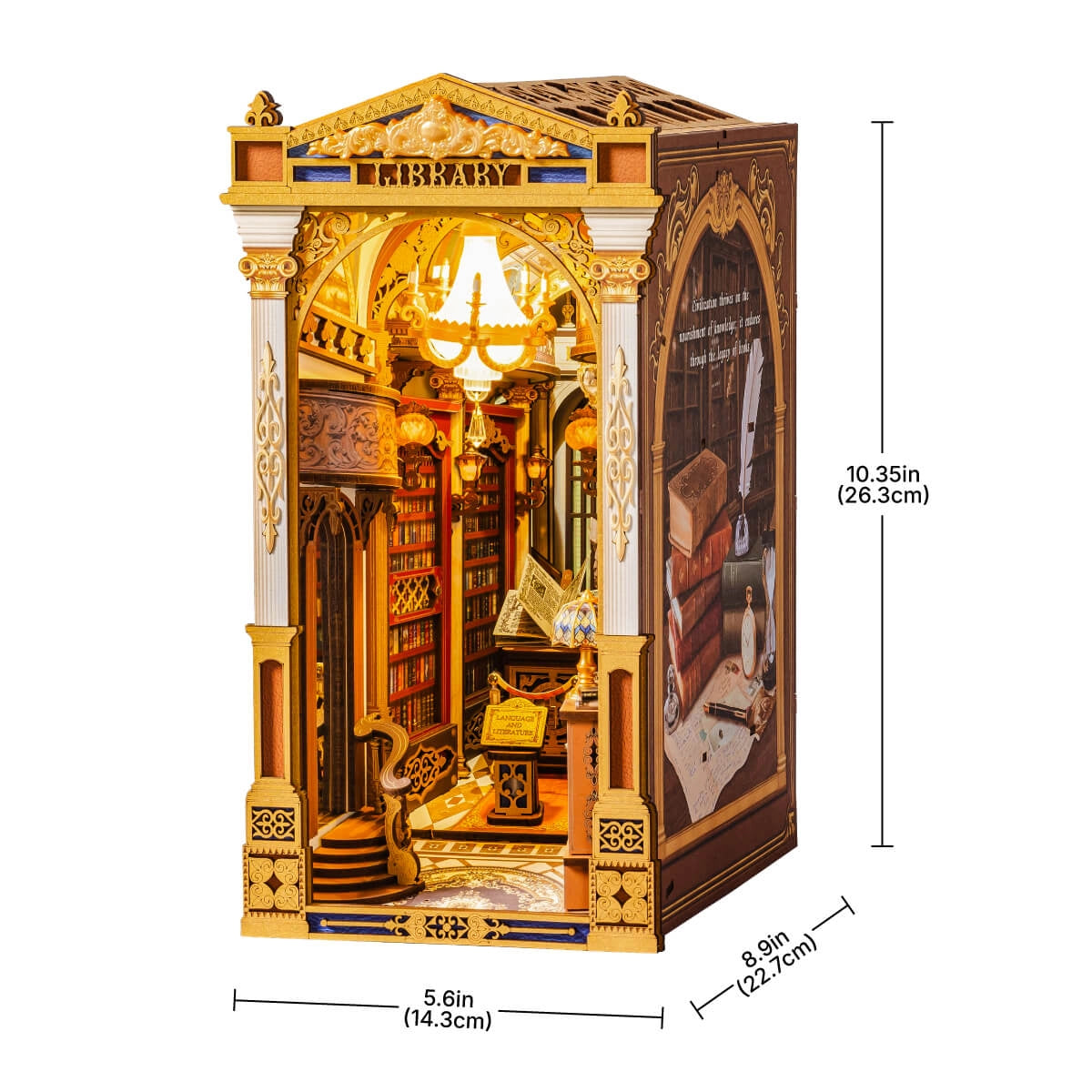 Rolife Library of Wonders DIY Book Nook Kit TGB16